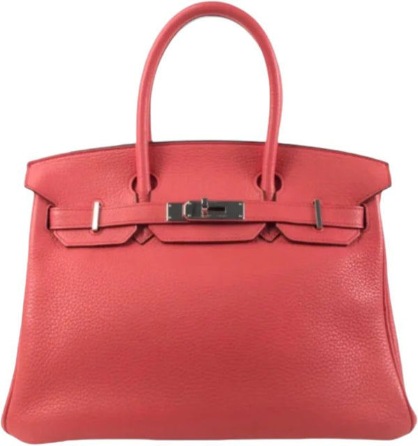 Hermes Birkin A5 Bougainville (Peach) Clemence PHW