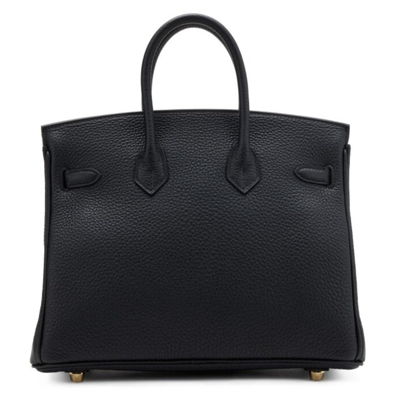 Hermès Birkin 25 Black Togo with Gold Hardware - Back View