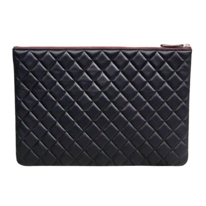 Chanel Black Quilted Lambskin Envelope Clutch No. 20 Dubai, UAE