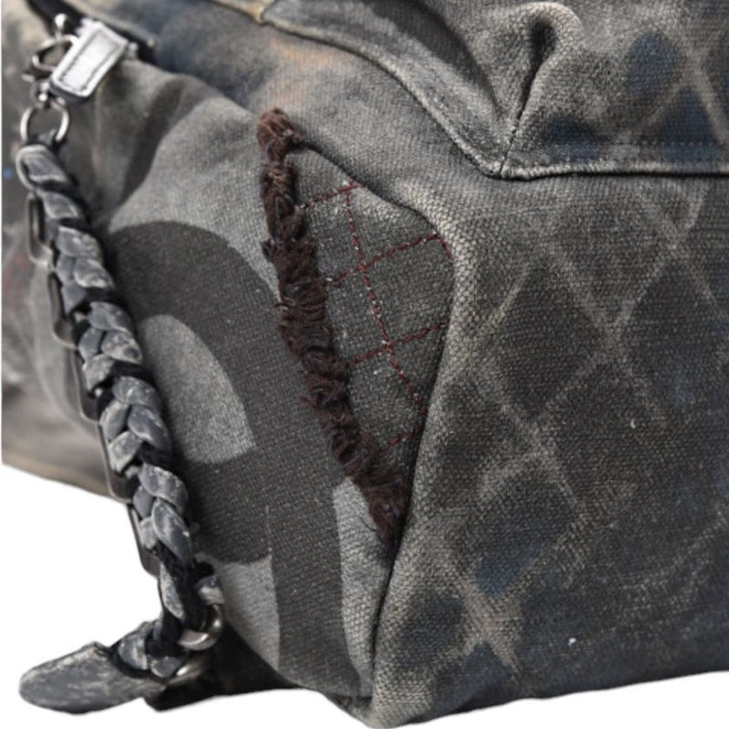 Chanel 2014 Runway Graffiti Backpack Medium - Close View