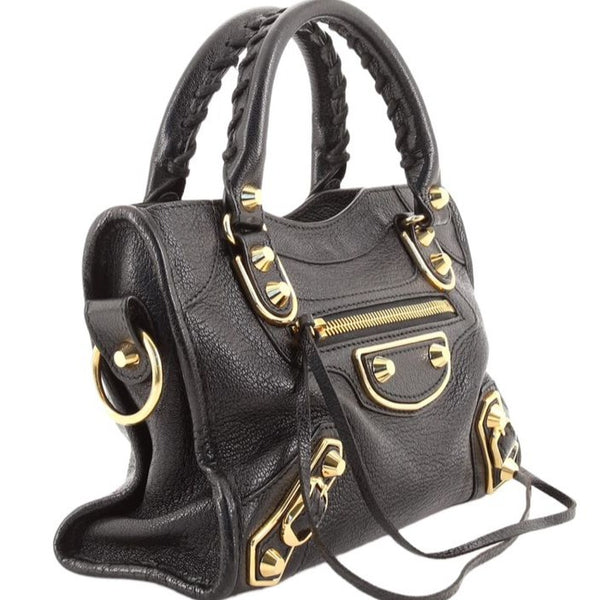 Balenciaga Classic City Handbag in Black Leather Dubai