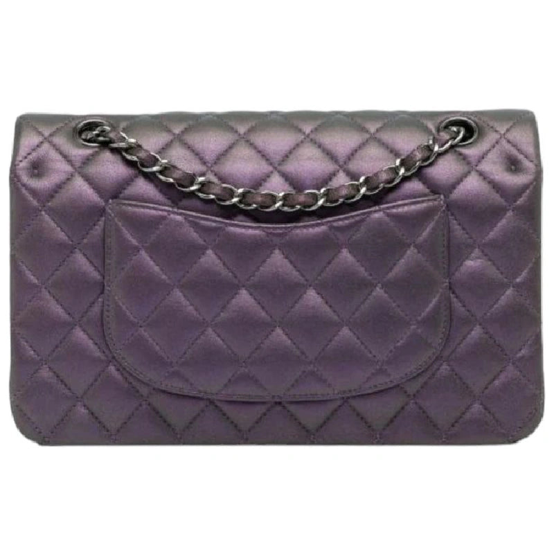 Chanel Medium Classic Iridescent Lambskin Double Flap Shoulder Bag Dubai