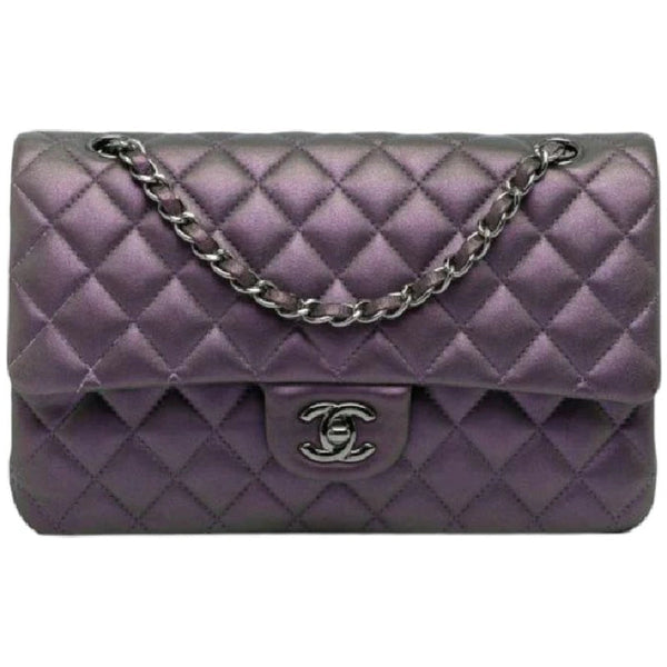 Chanel Medium Classic Iridescent Lambskin Double Flap Shoulder Bag UAE