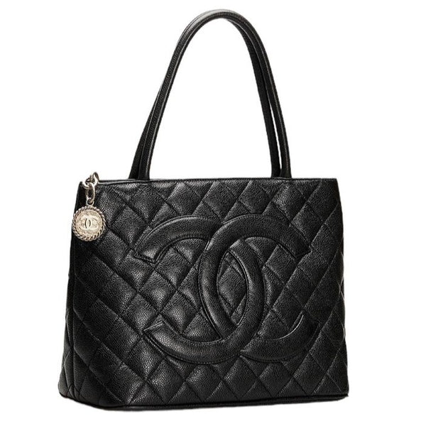 Chanel Black Caviar Medallion Tote Bag UAE