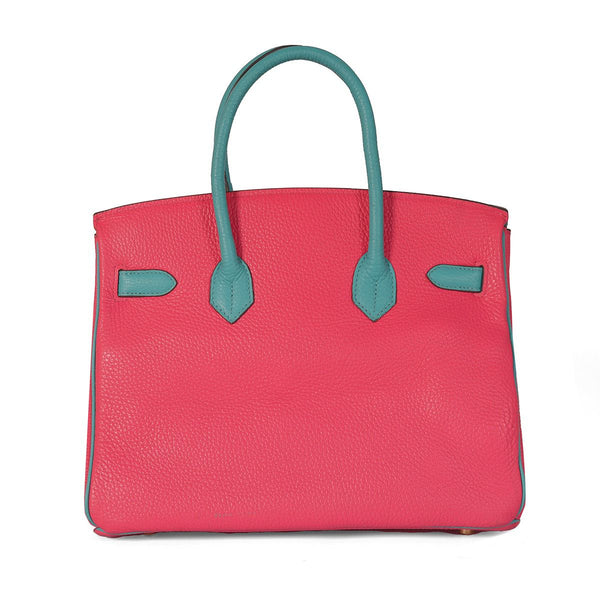 Dubai Hermes Birkin 30, Pink & Blue Customised Order