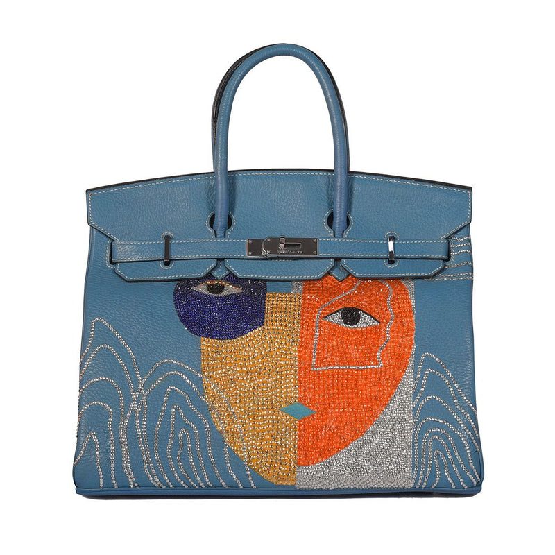 Hermes Birkin 35, Modern Art Swarovski Crystals in UAE