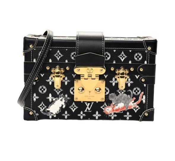 Louis Vuitton Catogram Petite Malle Black