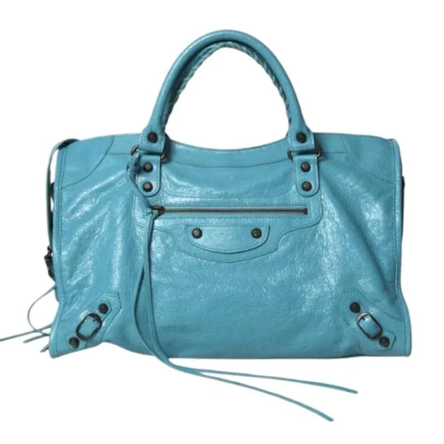 Balenciaga City Motorcycle Bag Turquoise UAE