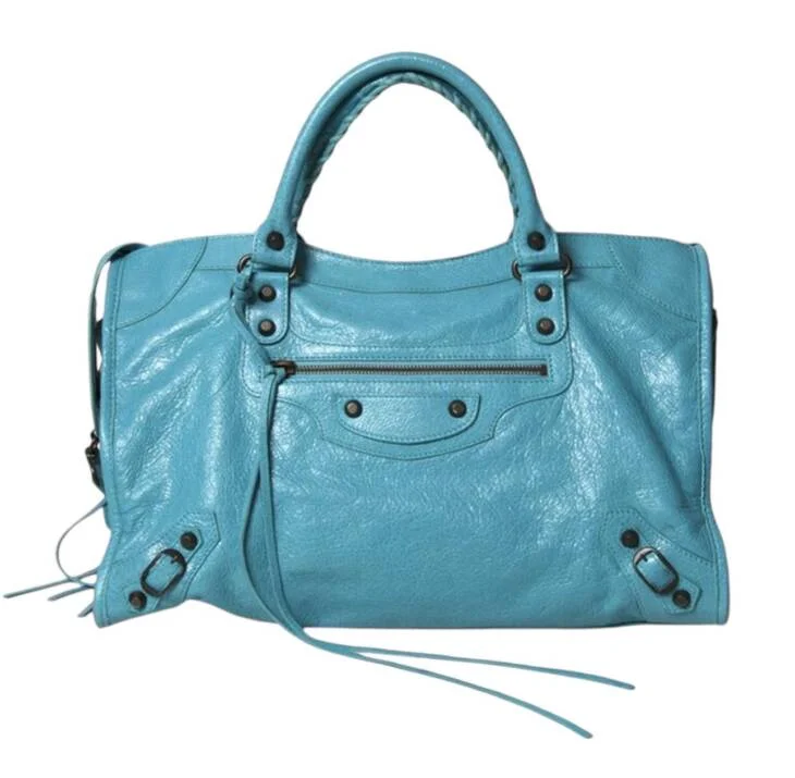 Balenciaga City Motorcycle Bag Turquoise UAE