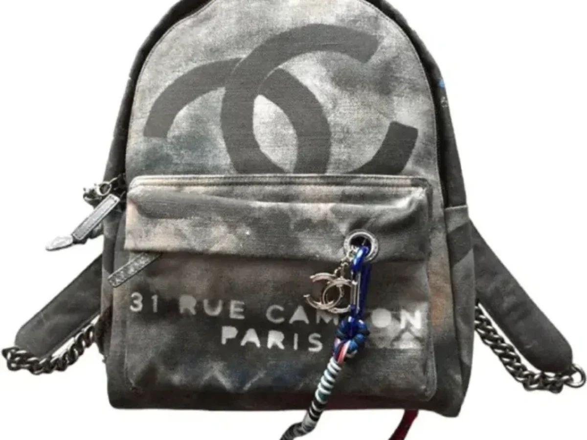 Original CHANEL 2014 Runway Graffiti Medium Backpack - ZRA97 UAE