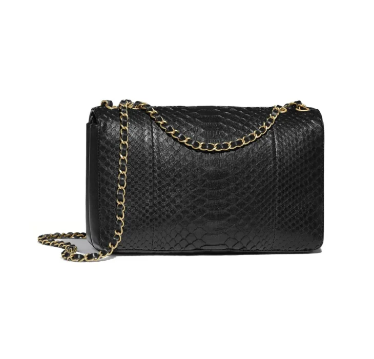 Chanel Python Handbag Black (Limited Edition) Dubai UAE