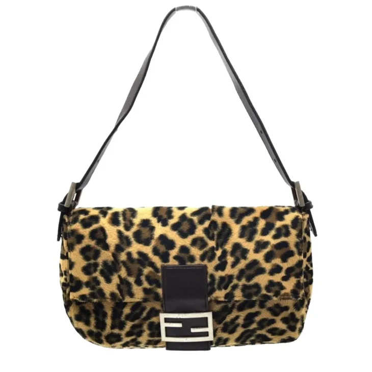 Fendi Baguette Leopard furr