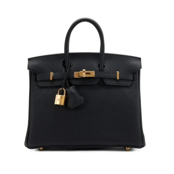 HERMÈS BIRKIN 25 BLACK TOGO WITH GOLD HARDWARE