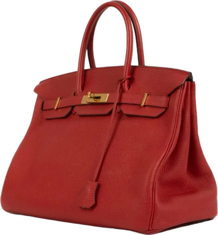 Hermès Birkin 35 Rouge Grenat Togo GHW - Image 3