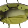 Hermes Green Clemence Leather  Birkin 30 Tote Bag - Image 3