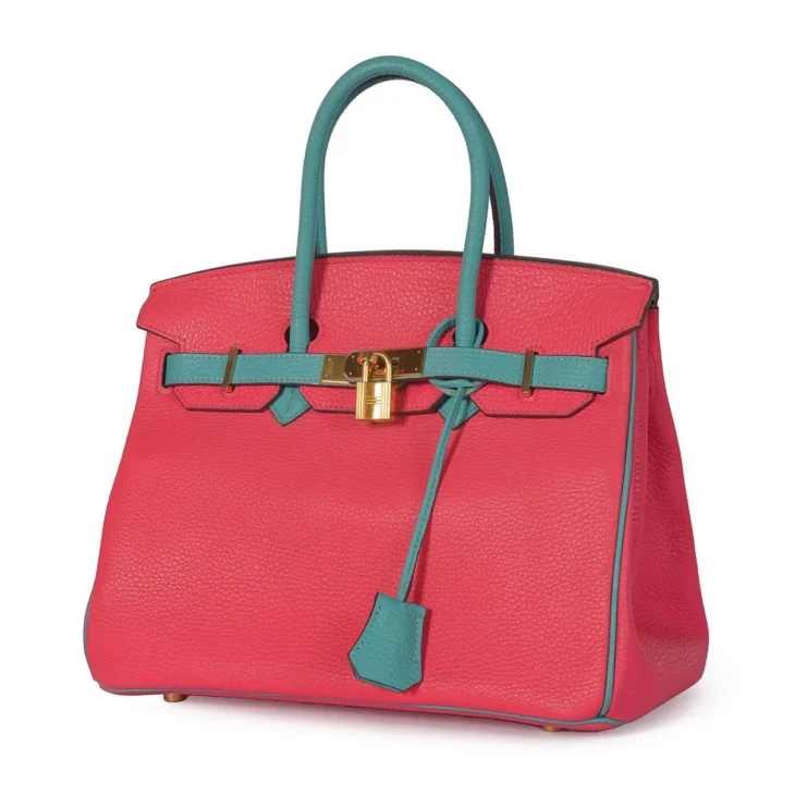 Hermes Birkin 30 , Pink &; Blue customised order - Image 3