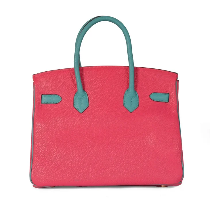 Hermes Birkin 30 , Pink &; Blue customised order - Image 2