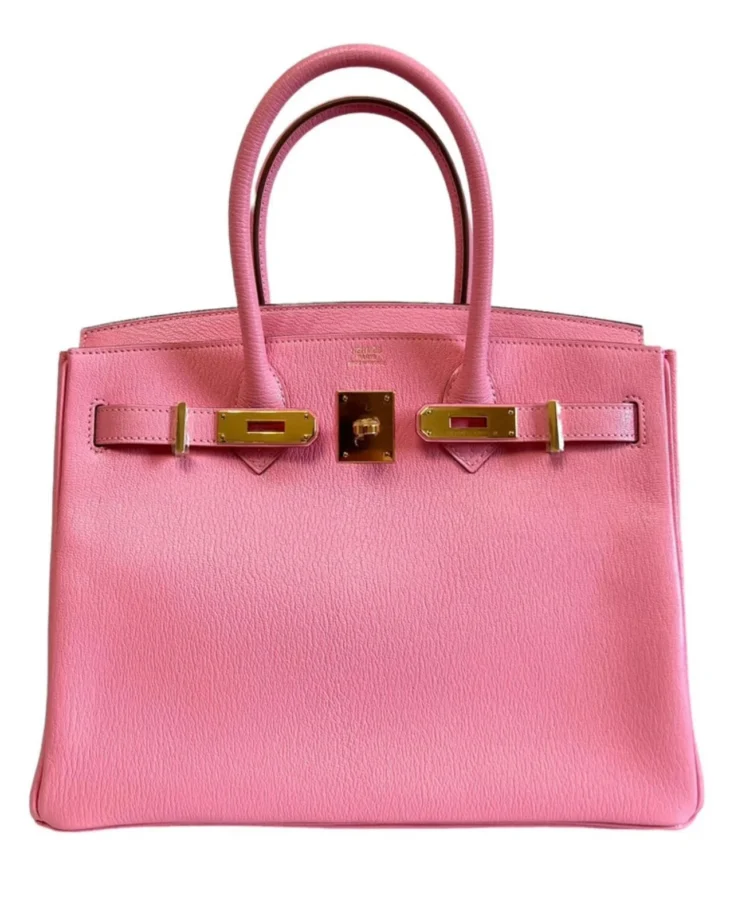 Hermès Birkin 30 Bubblegum Togo Gold Hardware - Image 2