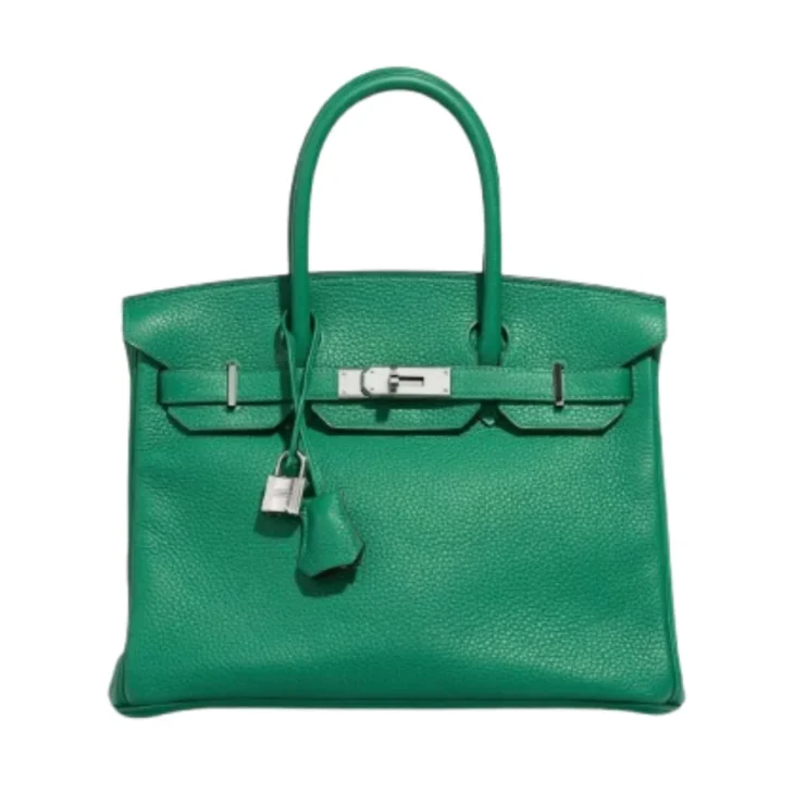 HERMES Togo Birkin 30 Bambou Green