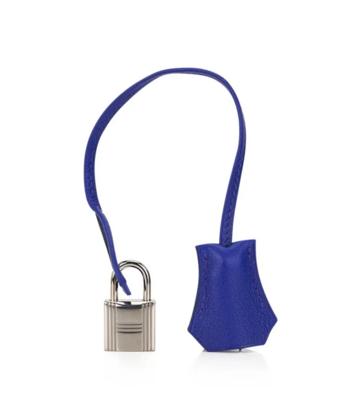 Hermes Bikrin Blue 30, Palladium Hardware - Image 3