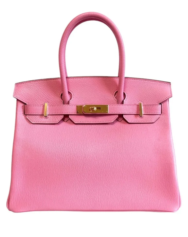 Hermès Birkin 30 Bubblegum Togo Gold Hardware - Image 4