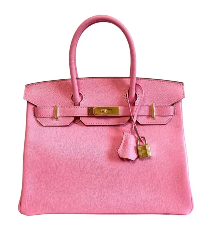 Hermès Birkin 30 Bubblegum Togo Gold Hardware