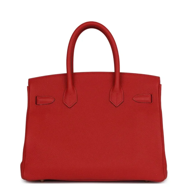 Hermès Birkin 30 Rouge Casaque Togo Gold Hardware - Image 4