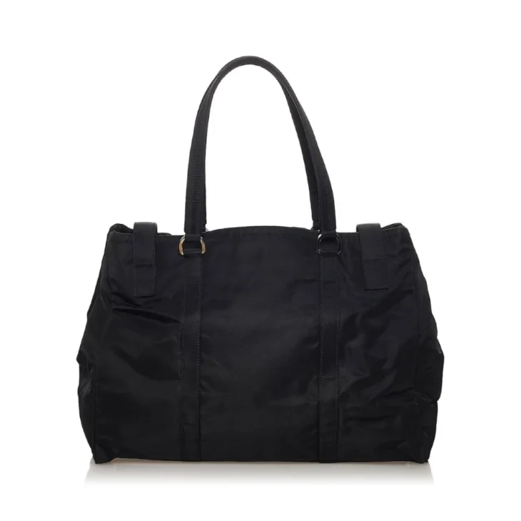 Prada Black Tessuto Tote Bag Nylon Cloth - Image 4