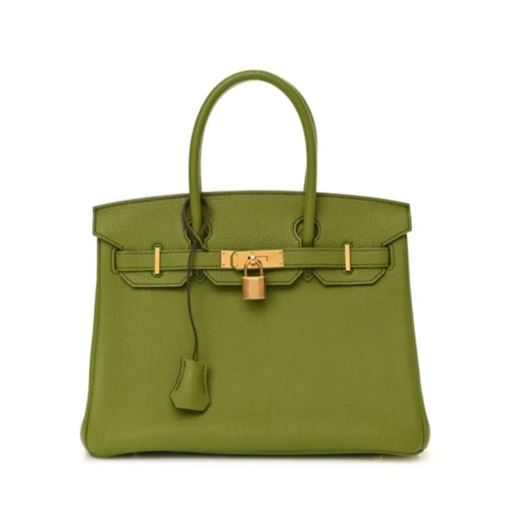 HERMES Togo Birkin 30 Vert Anis