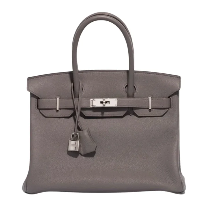 Hermes Birkin 30 Gris Asphalt Togo PHW