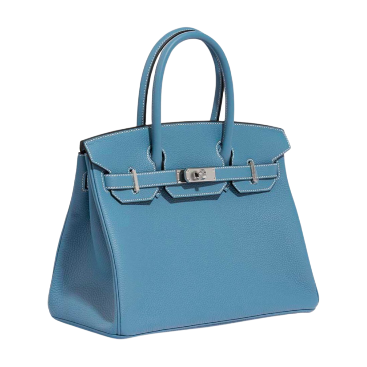 Birkin 30 Togo Bleu Jean - Image 3