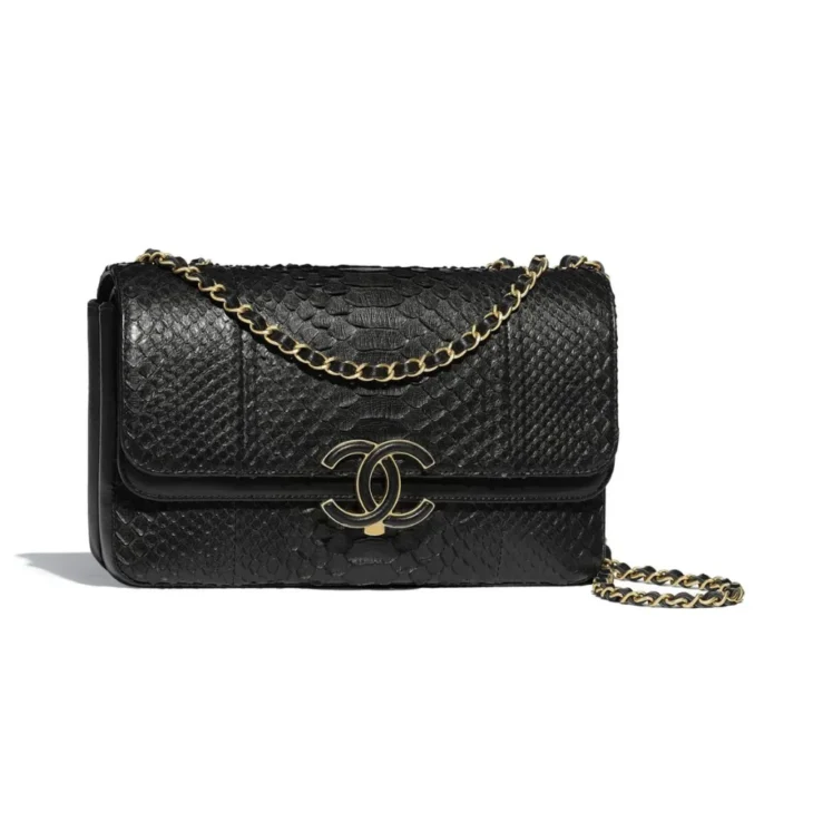 Chanel Python Handbag Black (Limited Edition)