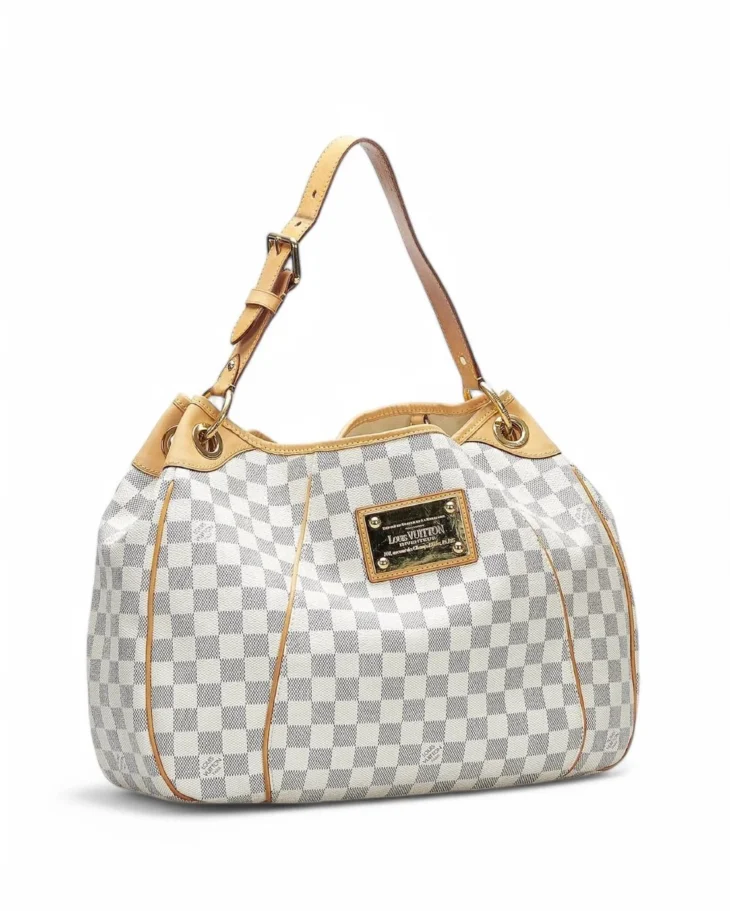 Louis Vuitton White Damier Azur Galliera PM - Image 3