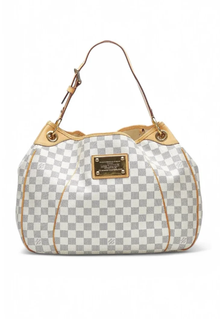 Louis Vuitton White Damier Azur Galliera PM