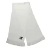 Chanel Cashmere scarf Very good condition White, Cashmere