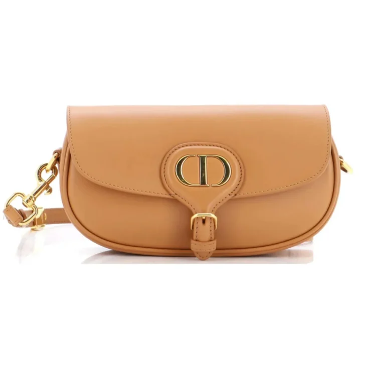 Christian Dior Bobby East West Brown Leather Shoulder Bag