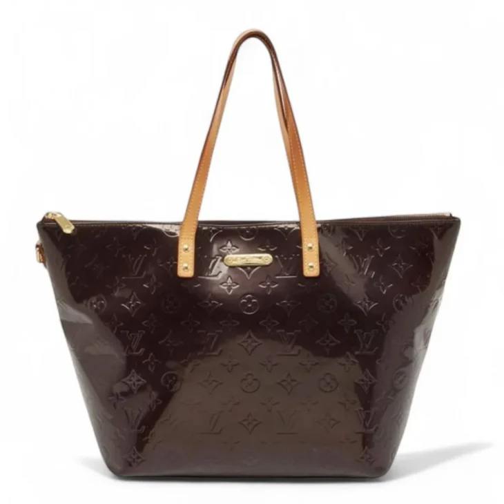 Louis Vuitton Amarante Monogram Vernis Bellevue GM