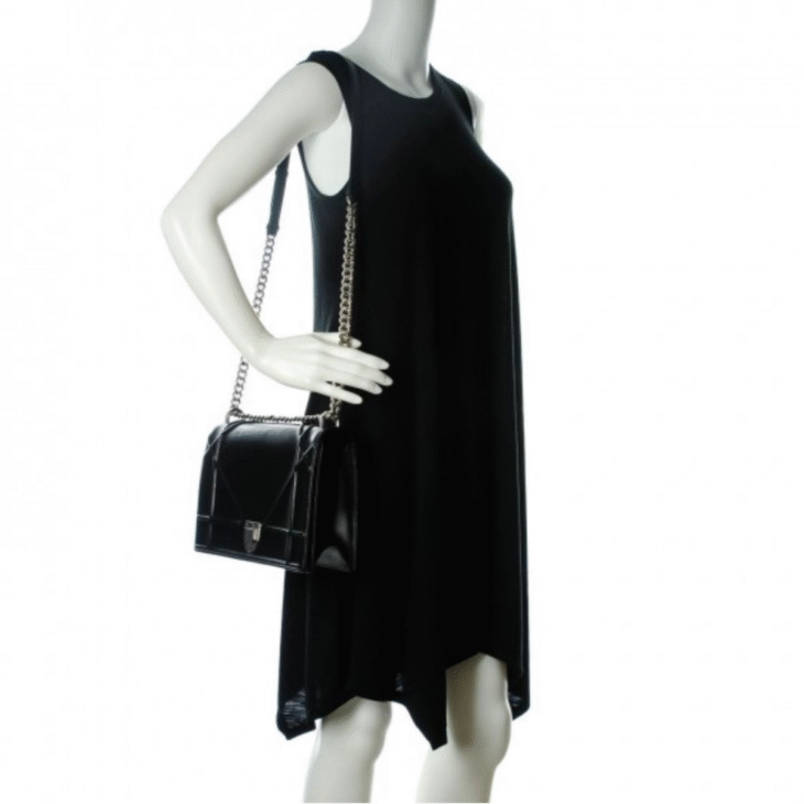 Christian Dior Black Large Diorama Shoulder Bag - Image 2