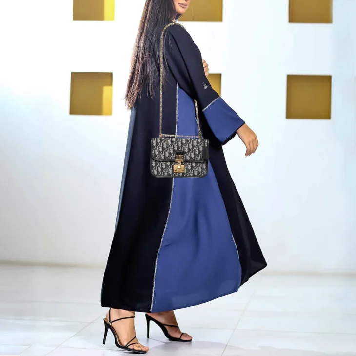 Dior Oblique Canvas and Leather Dioraddict Flap Chain Bag - Image 2