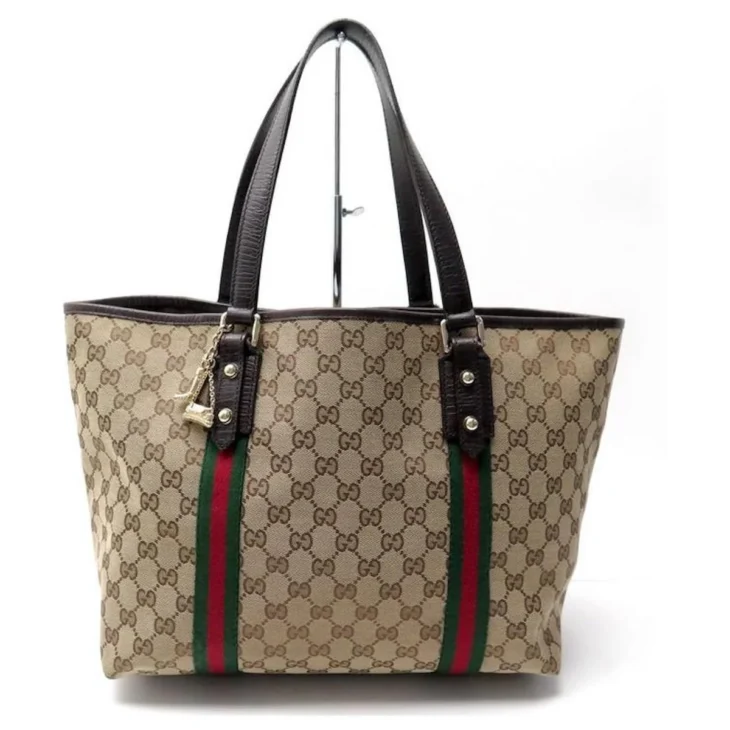 Gucci Pretty Heart Monogrammed Canvas Guccissima
